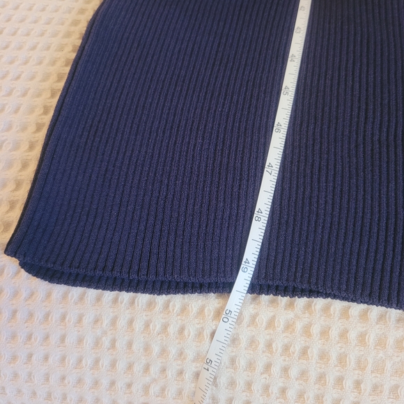 NWT XL STAUD Multicolor Striped Rib Knit Midi Dress - Picture 11 of 14